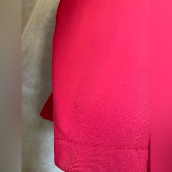 Columbia Red Fleece Lined Zip Front Casual Jacket Women’s Large - Picture 9 of 9